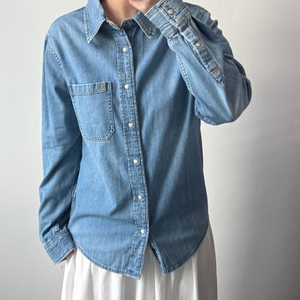 [S] 캘빈클라인 진스 데님 셔츠