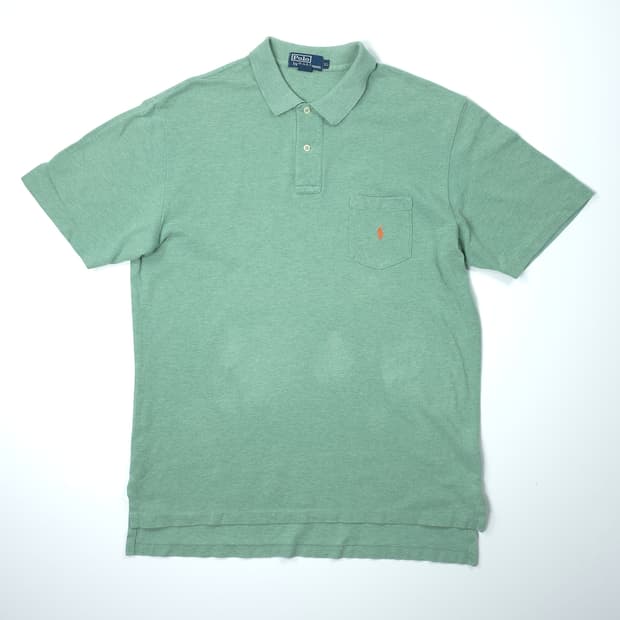 폴로 랄프로렌 코튼 반팔카라티 그린 (XL)