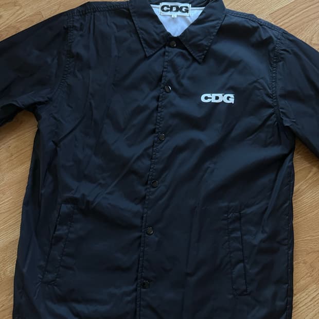 [L] CDG 꼼데가르송 블랙 코치자켓