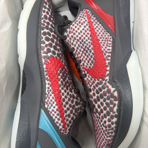 [295]나이키 코비6 프로트로 다크 그레이 클로린 블루