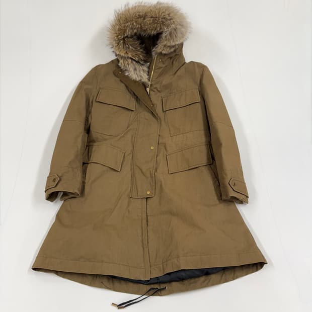 타임 패딩코트 55-66