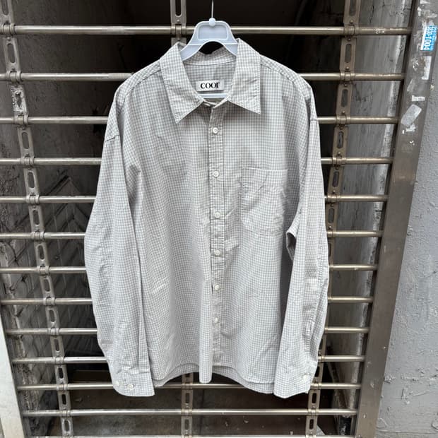 [M] 25년 쿠어 체크 셔츠