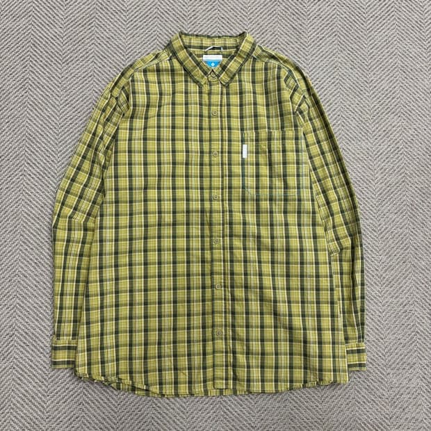 컬럼비아 체크 셔츠 v1558