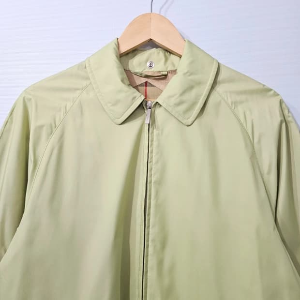 버버리 빈티지 하우스 체크 슬리브 폴리코트 ~95