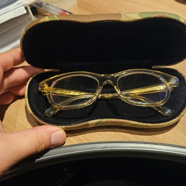 백산안경 투명테