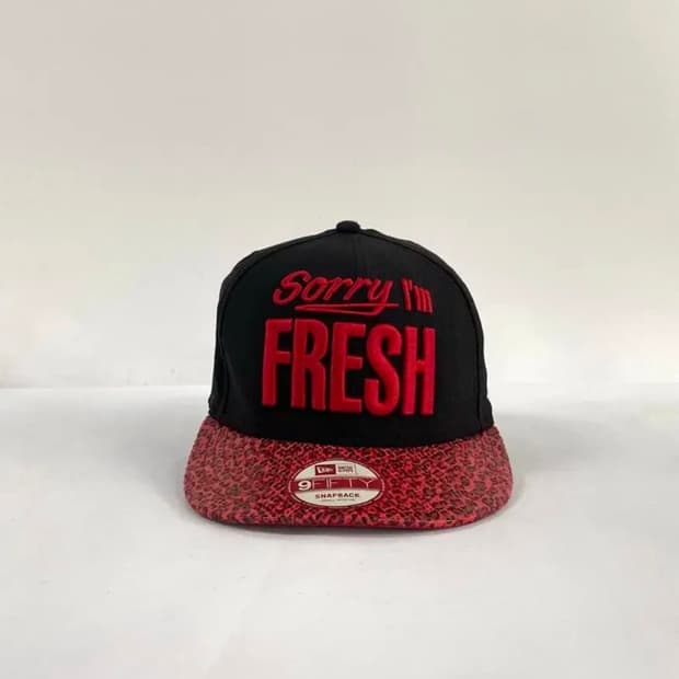 뉴에라 FRESH 호피무늬 챙 스냅백