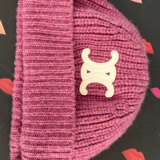 셀린 100% 캐시미어 비니