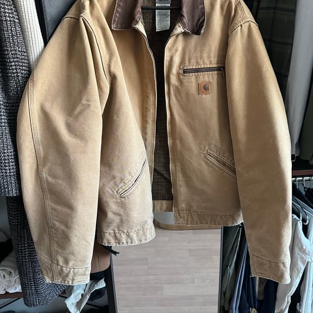 Vintage Carhartt Tan Detroit J97 CML XXL