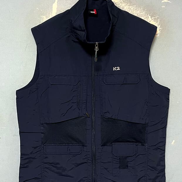 K2 케이투 남자 등산조끼 여름 유틸리티 레저룩 네이비 XL 105