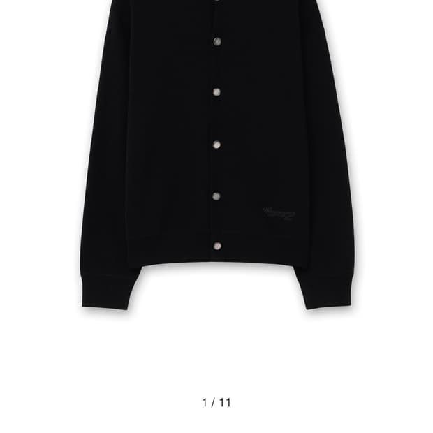 [52] 우영미 26ss 블랙 라운드 니트