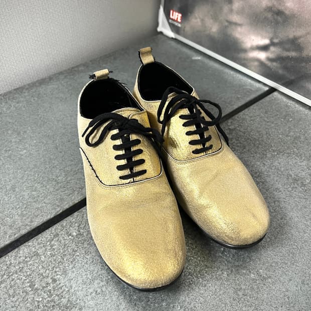 COMME des GARCONS-GLITTER FLAT SHOES 