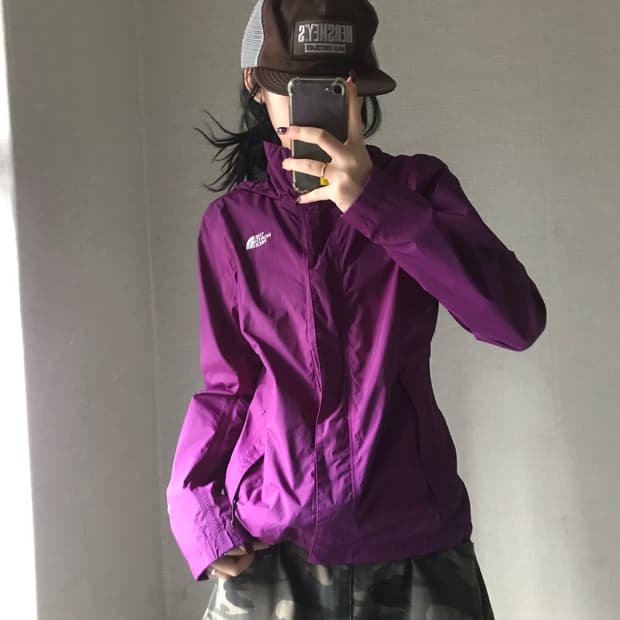 노페 플럼핑크 바람막이