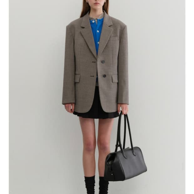 던스트 ESSENTIAL 2BUTTON WOOLBLAZER 자켓