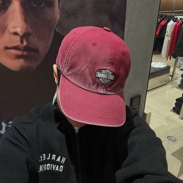 (새제품) 할리데이비슨 컬렉션스 피그먼트 다잉 빈티지 워싱 볼캡 모자