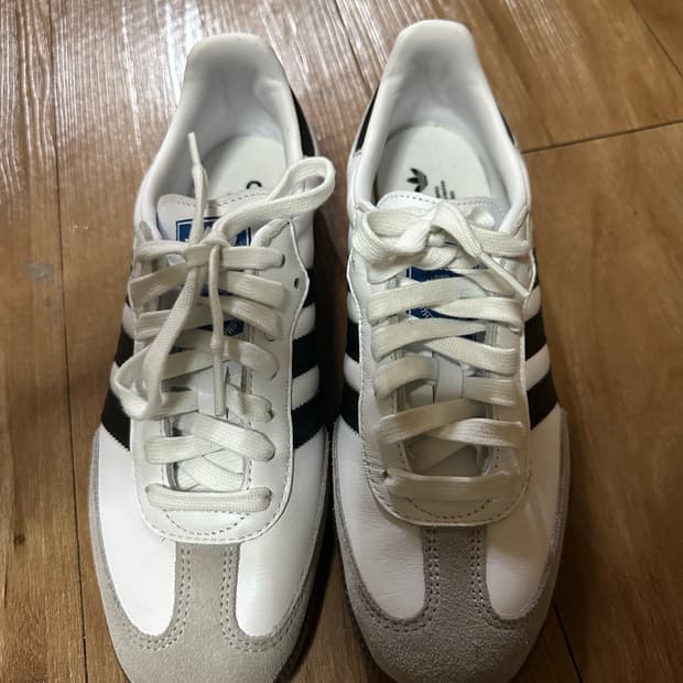 아디다스 삼바 흰검 250mm 판매