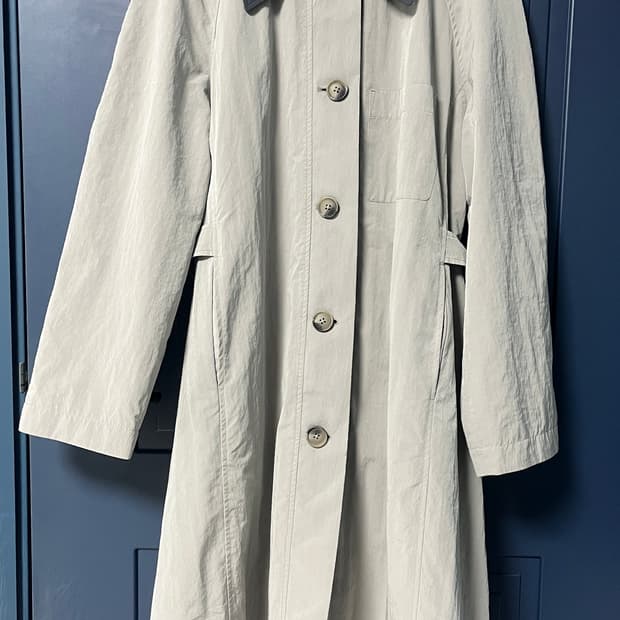 엔오르 민트 트렌치코트