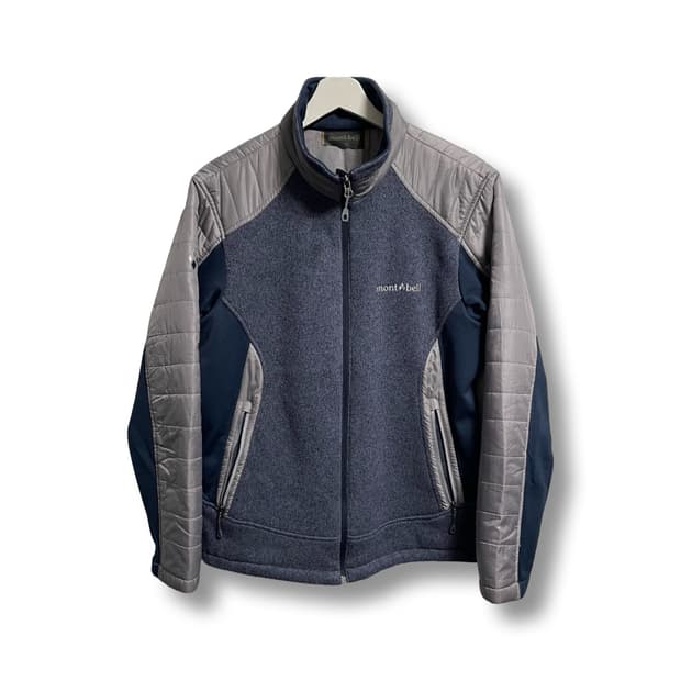 [L] 몽벨 패딩 플리스 자켓 네이비