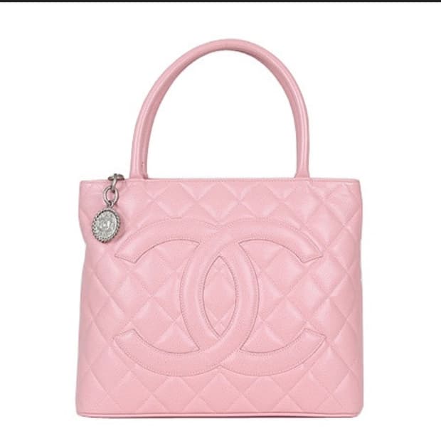 빈티지 샤넬 캐비어 코인백 핑크