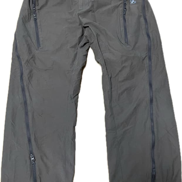 산산기어 멀티 집(multi zip) 팬츠 브라운