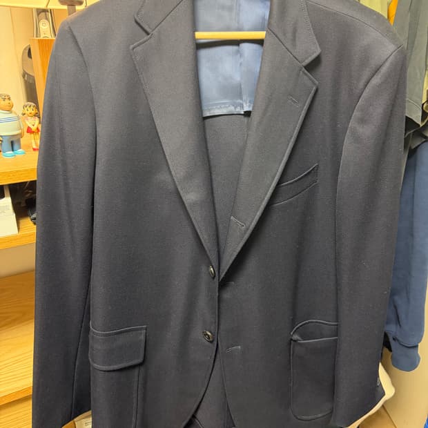 랜덤워크 라이브러리 / 네이비 울 자켓 / 52