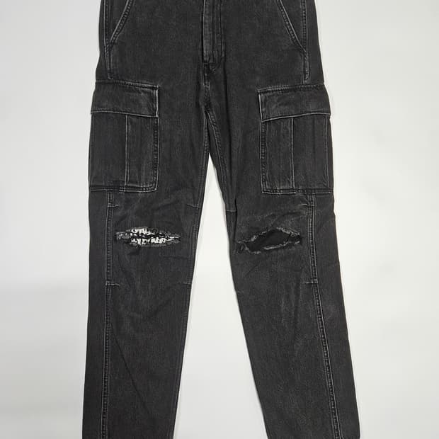 리바이스 흑청 카코 데미지 팬츠