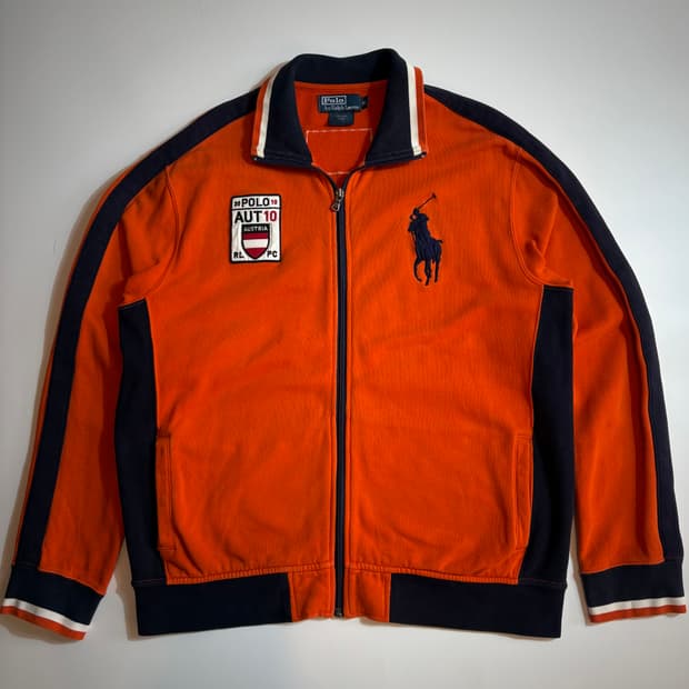 폴로 랄프로렌 오렌지 빅포니 져지