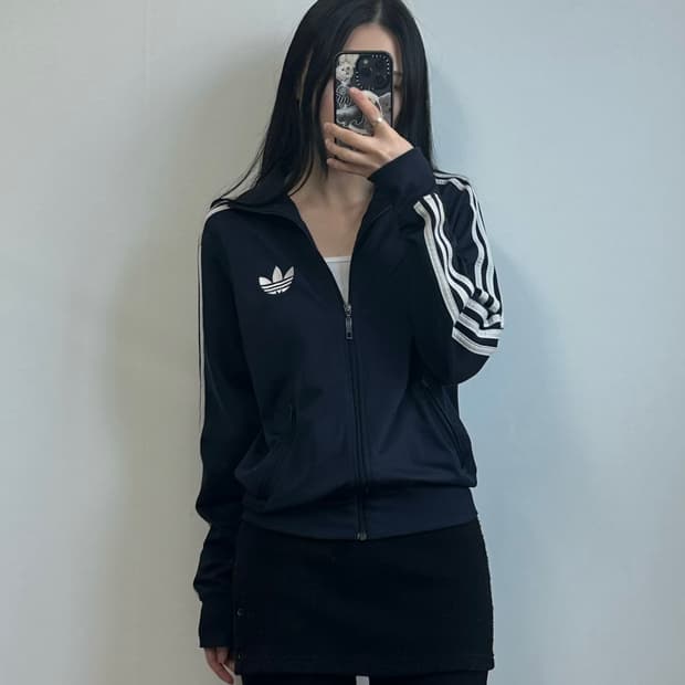 아디다스 구 파이어버드 네이비 트랙탑 져지