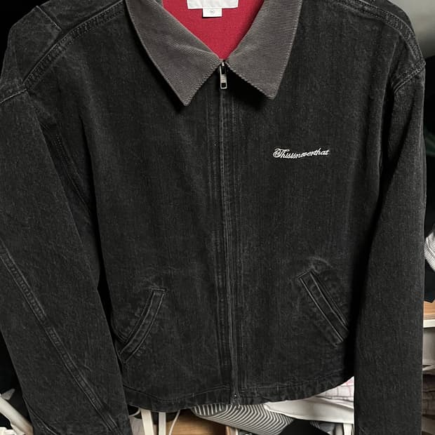 디스이즈네버댓 데님 워크자켓 xl