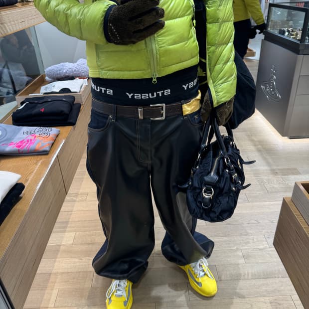 프라다 아메리칸컵 패브릭 옐로우