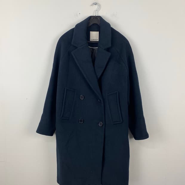 TOMBOY 톰보이 클래식 더블 버튼 울 코트 