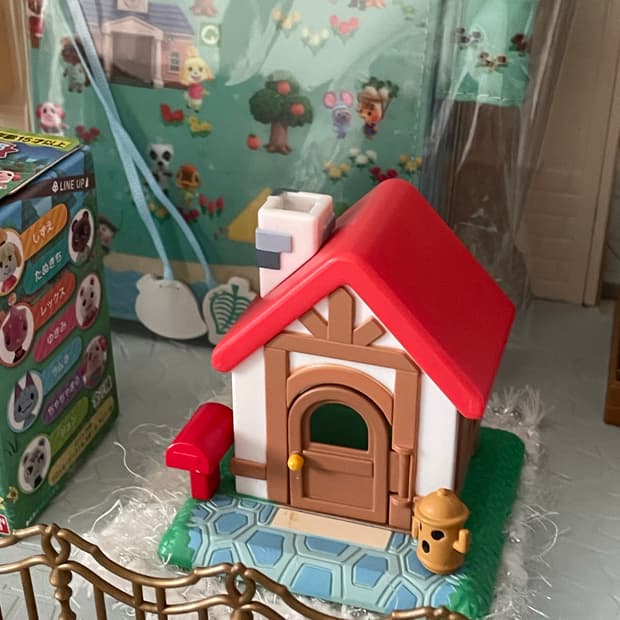동물의숲 고전 숲을만들자 나의집 시리즈 빨간지붕집 피규어