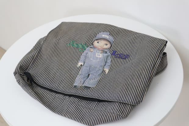 LEE 스트라이프 크로스 백