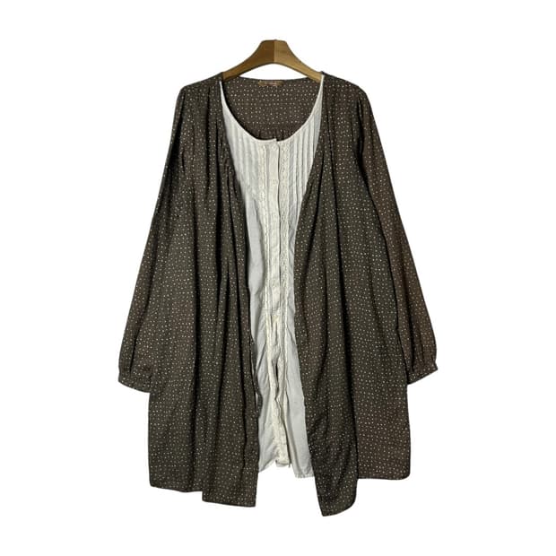 [JPN] Sevradical 모리걸 바선생 도트 레이어드 원피스