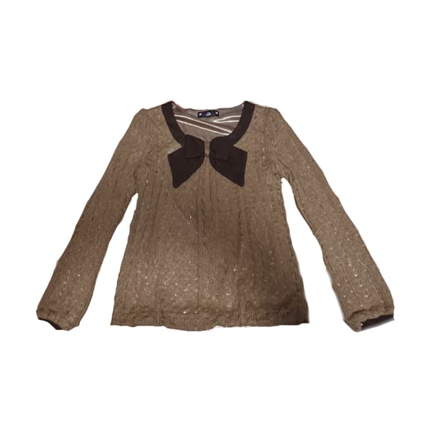 앙크루즈 니트 라떼 갸루 