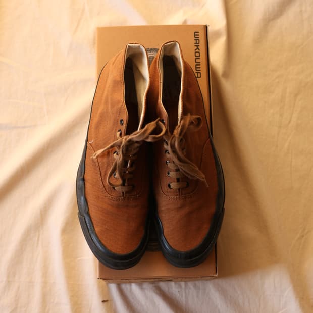 아나토미카 와쿠와 덱슈즈 hi 브라운(새상품)