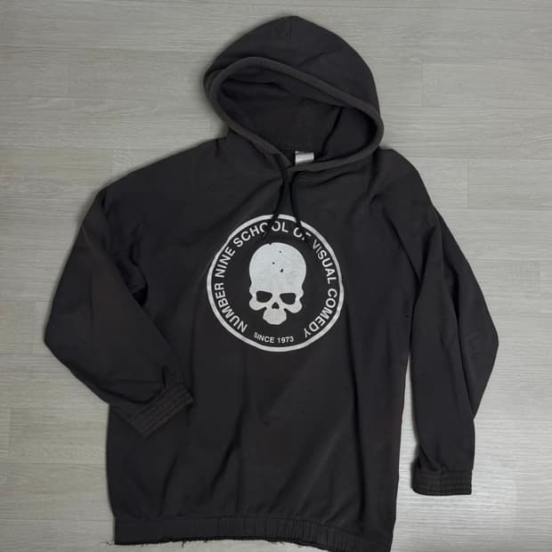 넘버나인 01aw School of Visual Comedy 후드