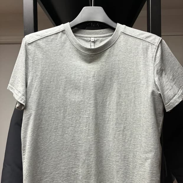 노이어 크롭 반팔 그레이 S사이즈