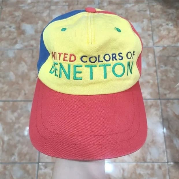 베네통 빈티지볼캡