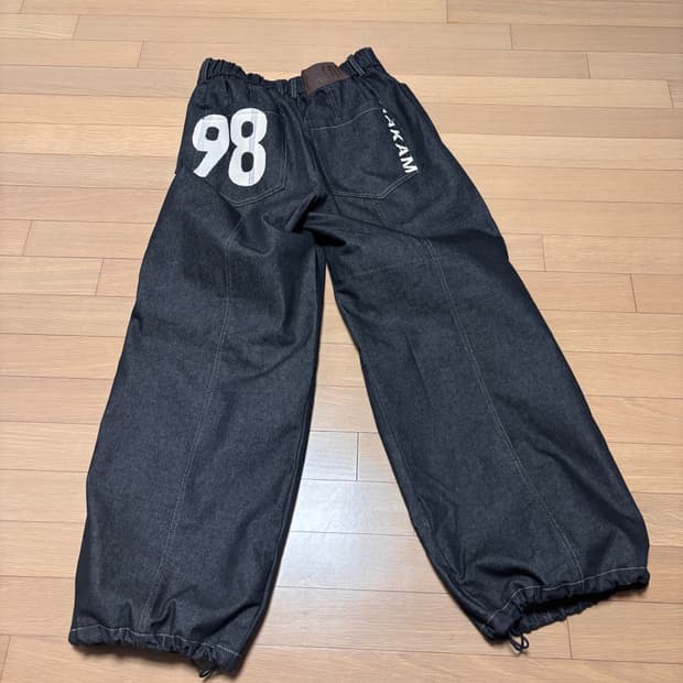 아캄 AAKAM 98프린트 데님팬츠 2사이즈