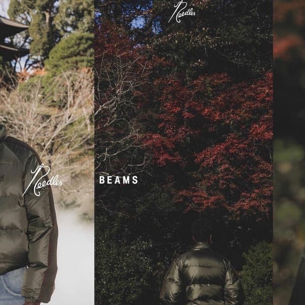 니들스 x 빔즈 다운자켓