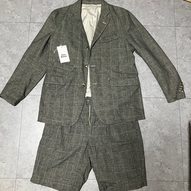 엔도버 글렌체크 셋업 [상M/하S] 엔도버