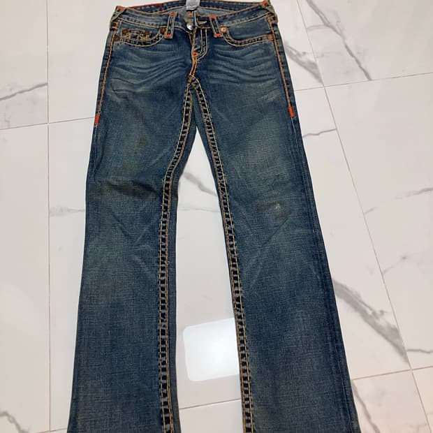 Johnny super T 조니 수퍼티 다크워시 부츠컷 트루릴리젼