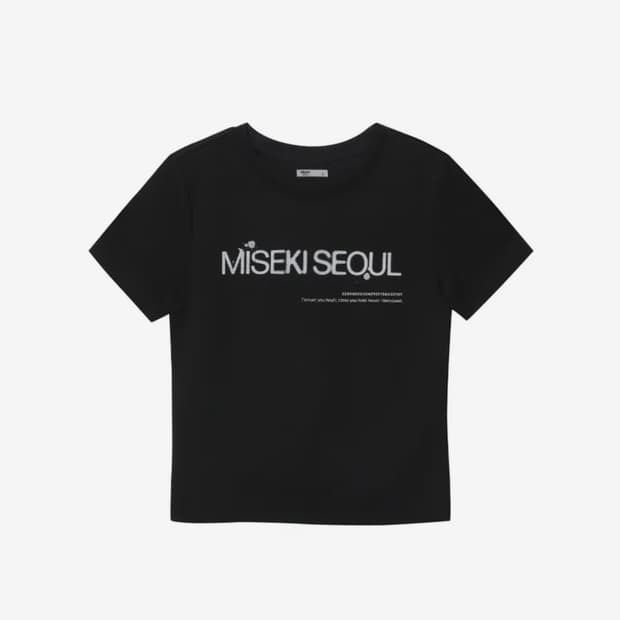 [1] 미세키서울 Logo short sleeves BLACK