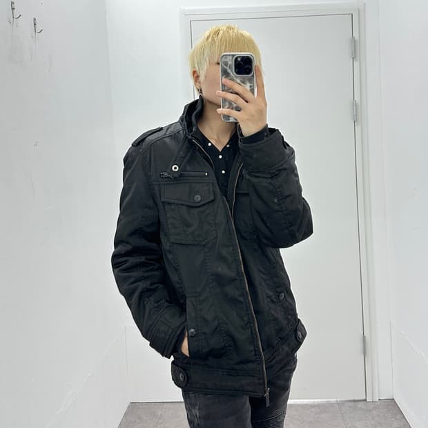 Vintage multi pocket padded jacket