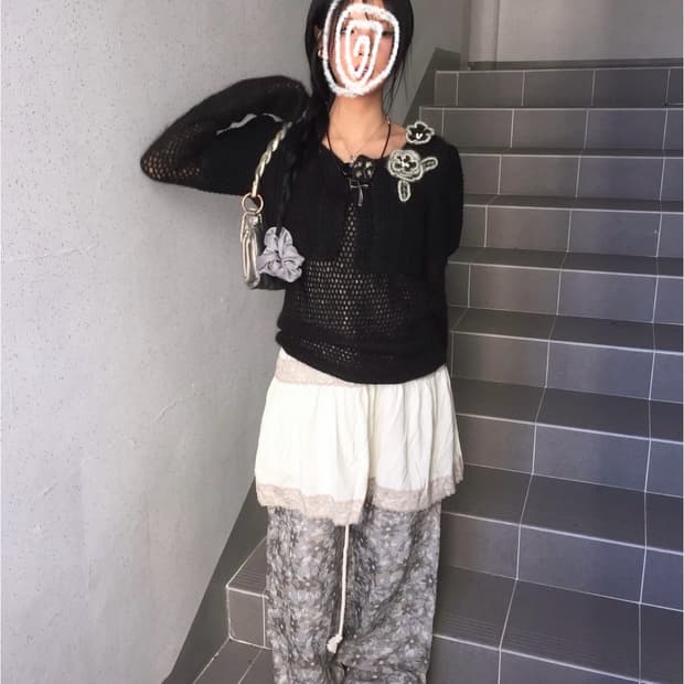 루즈레이크 빈티지 코디셋