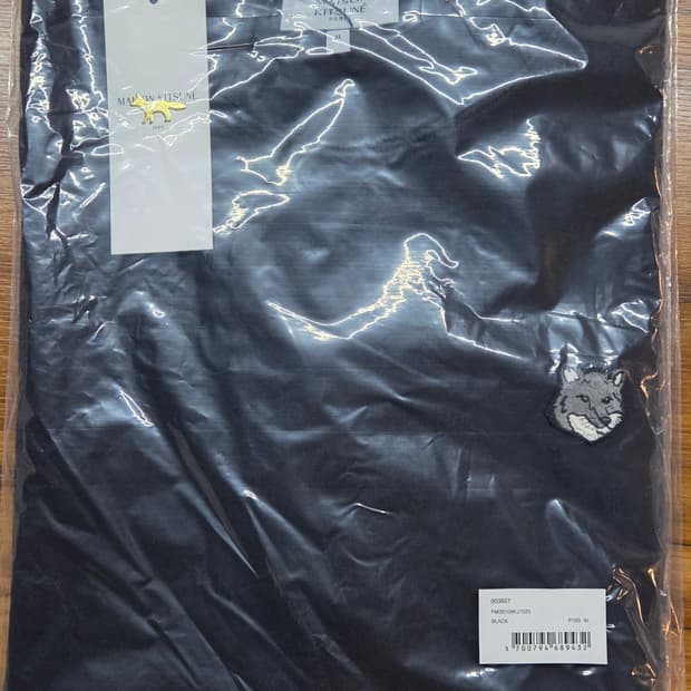 메종 그레이폭스 반팔티 블랙 XL