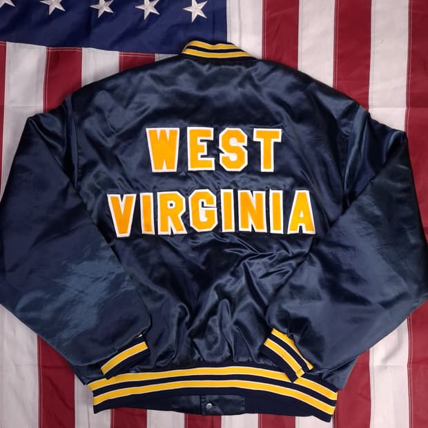 특A 90's 미국제조 스윙스터 새틴 바시티 자켓