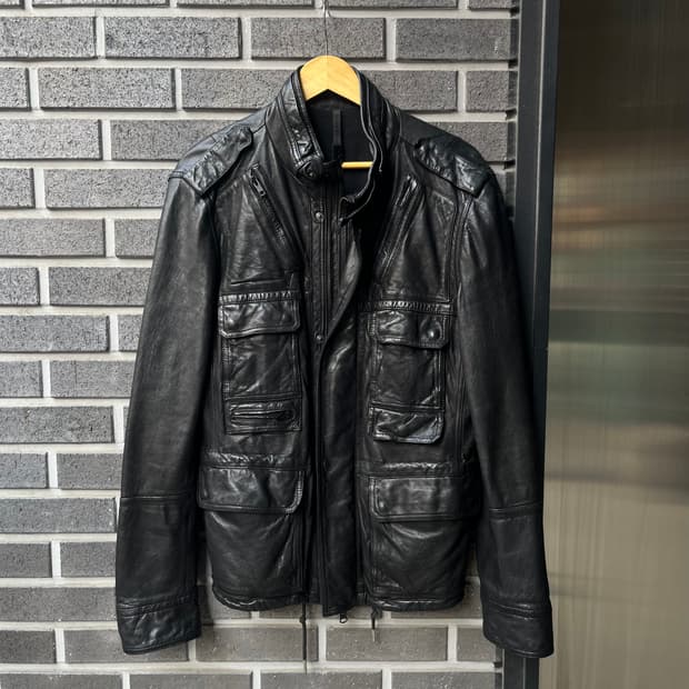 lambskin 천연 양가죽 자켓 블랙