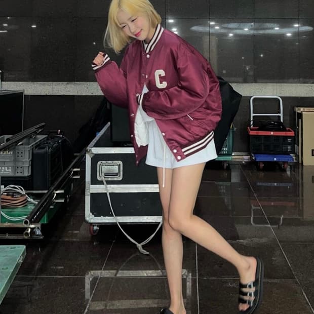 셀린느 테디 자켓(100사이즈/남녀공용/버건디)