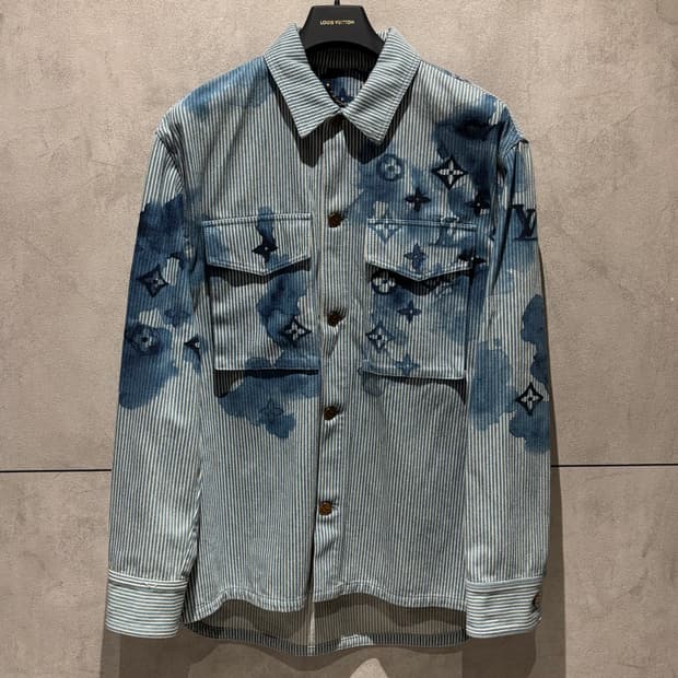 L/루이비통 모노그램 워터컬러 데님자켓